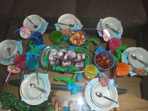 Unterwasserbuffet