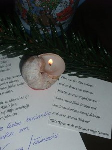Schneckenkerze