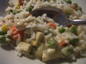 Tofu-Reispfanne